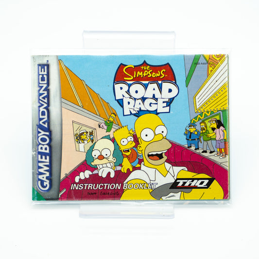 Manual: The Simpsons: Road Rage - Game Boy Advance