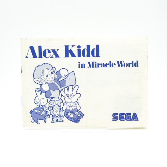 Manual: Alex Kidd in Miracle World - SEGA Master System