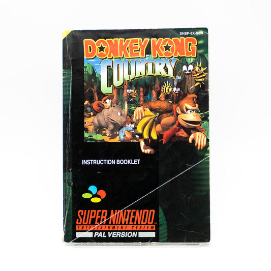 Manual: Donkey Kong Country - Super Nintendo (SNES)