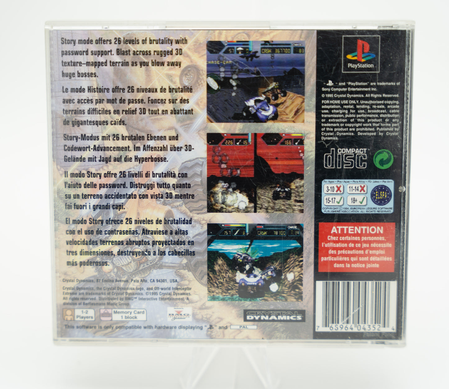 Off-World Interceptor Extreme - PlayStation 1