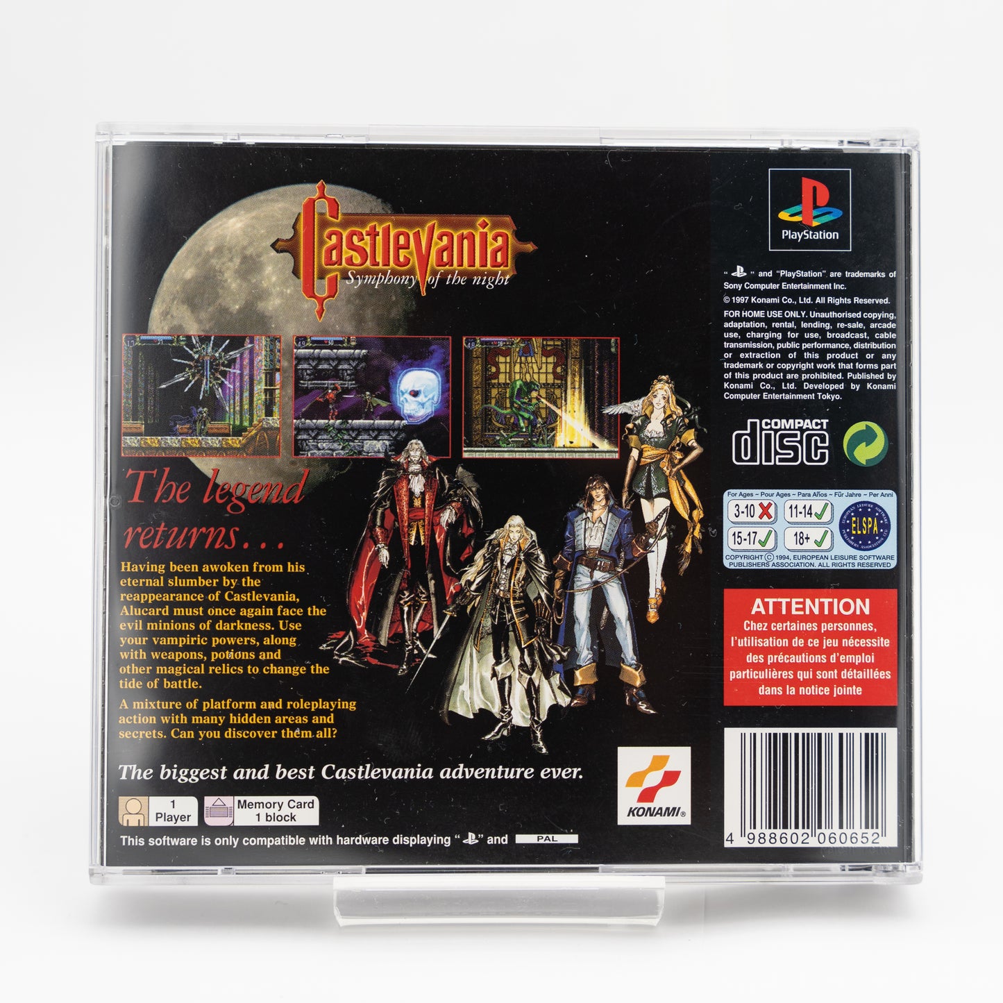Castlevania: Symphony of the Night - PlayStation 1