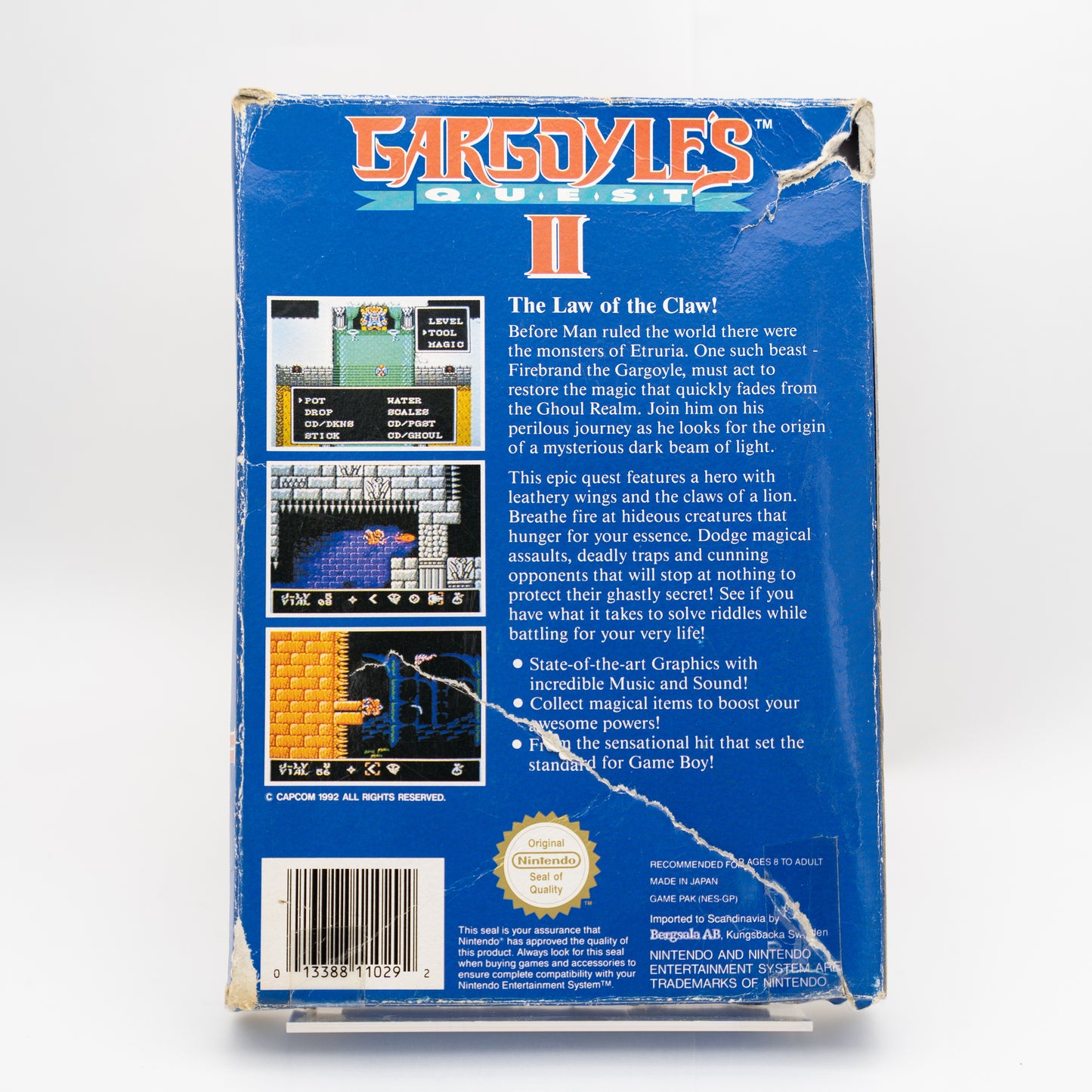 Gargoyles Quest II - Nintendo NES