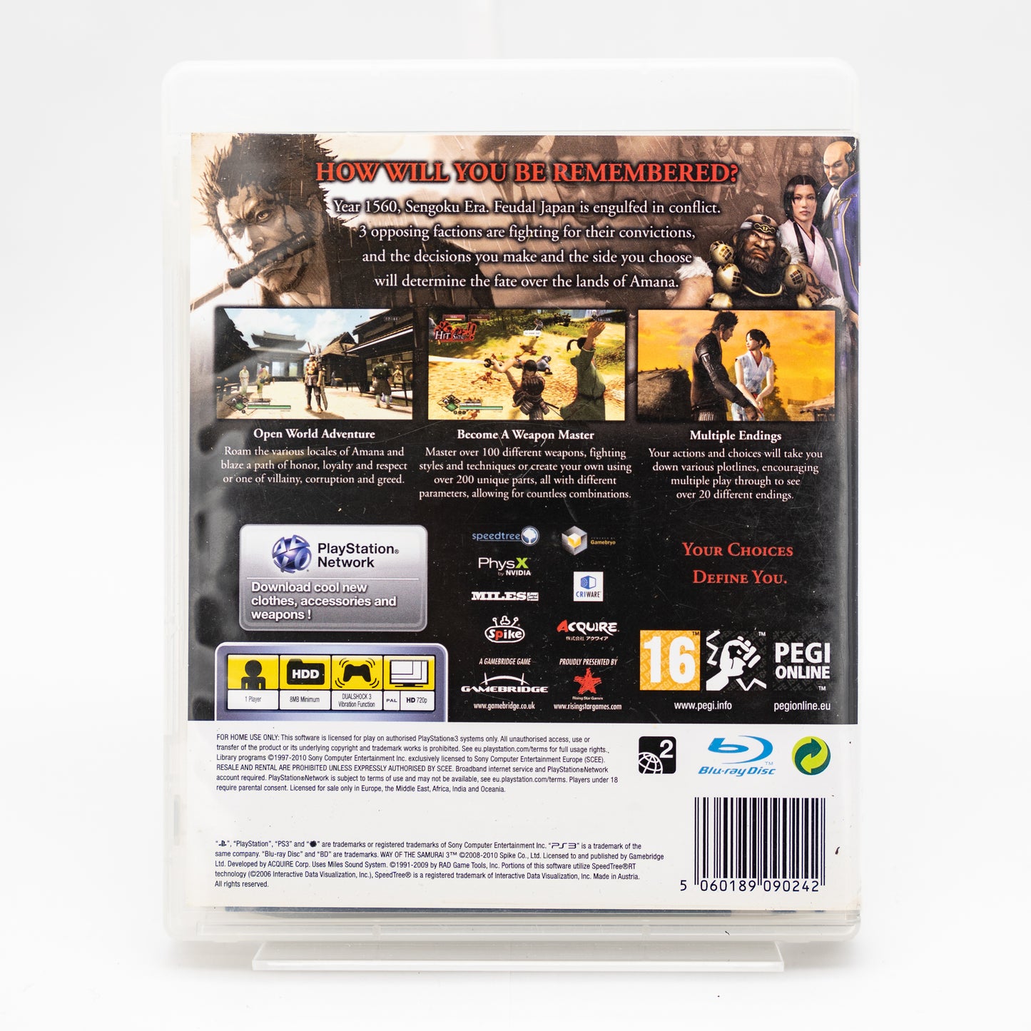 Way Of The Samurai 3 - PlayStation 3