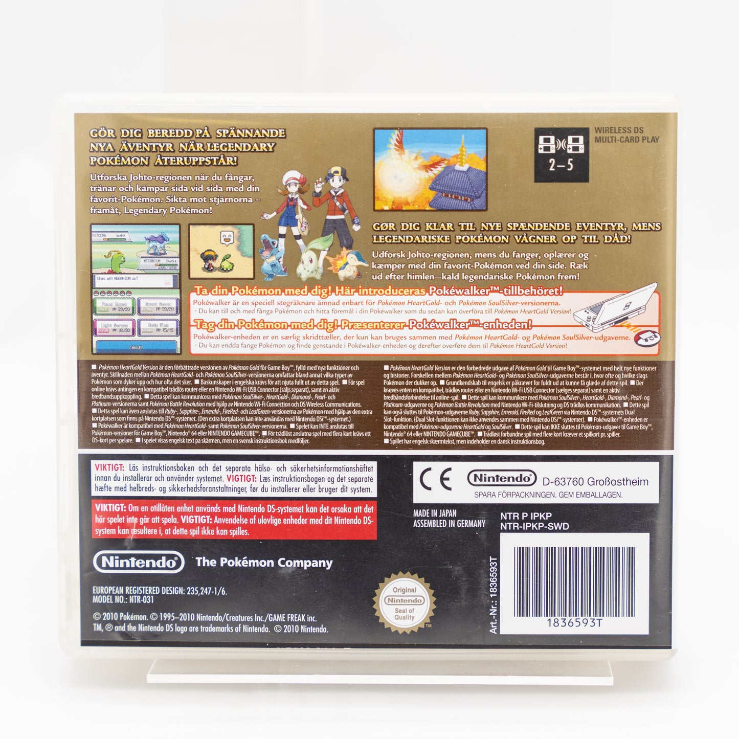 Pokémon HeartGold Version - Nintendo DS