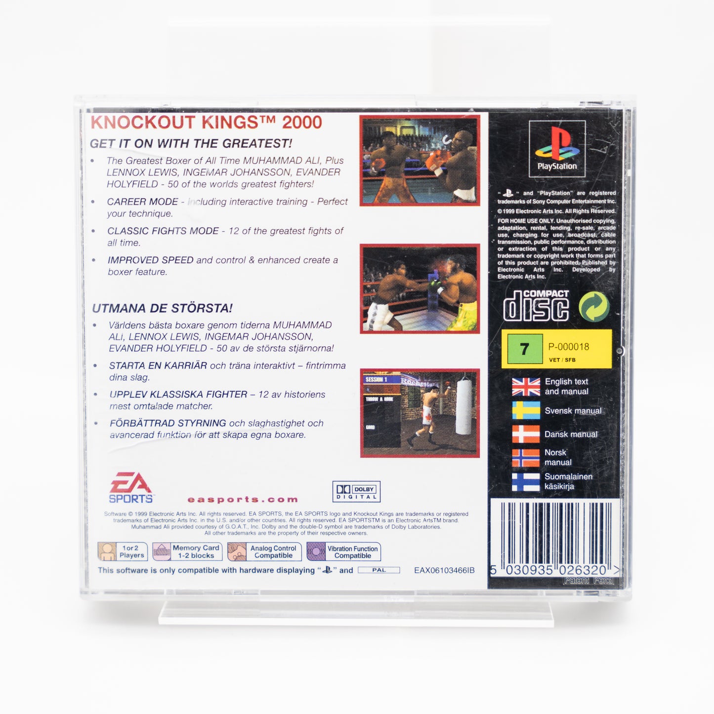 Knockout Kings 2000 (EA Sports Classics) - PlayStation 1