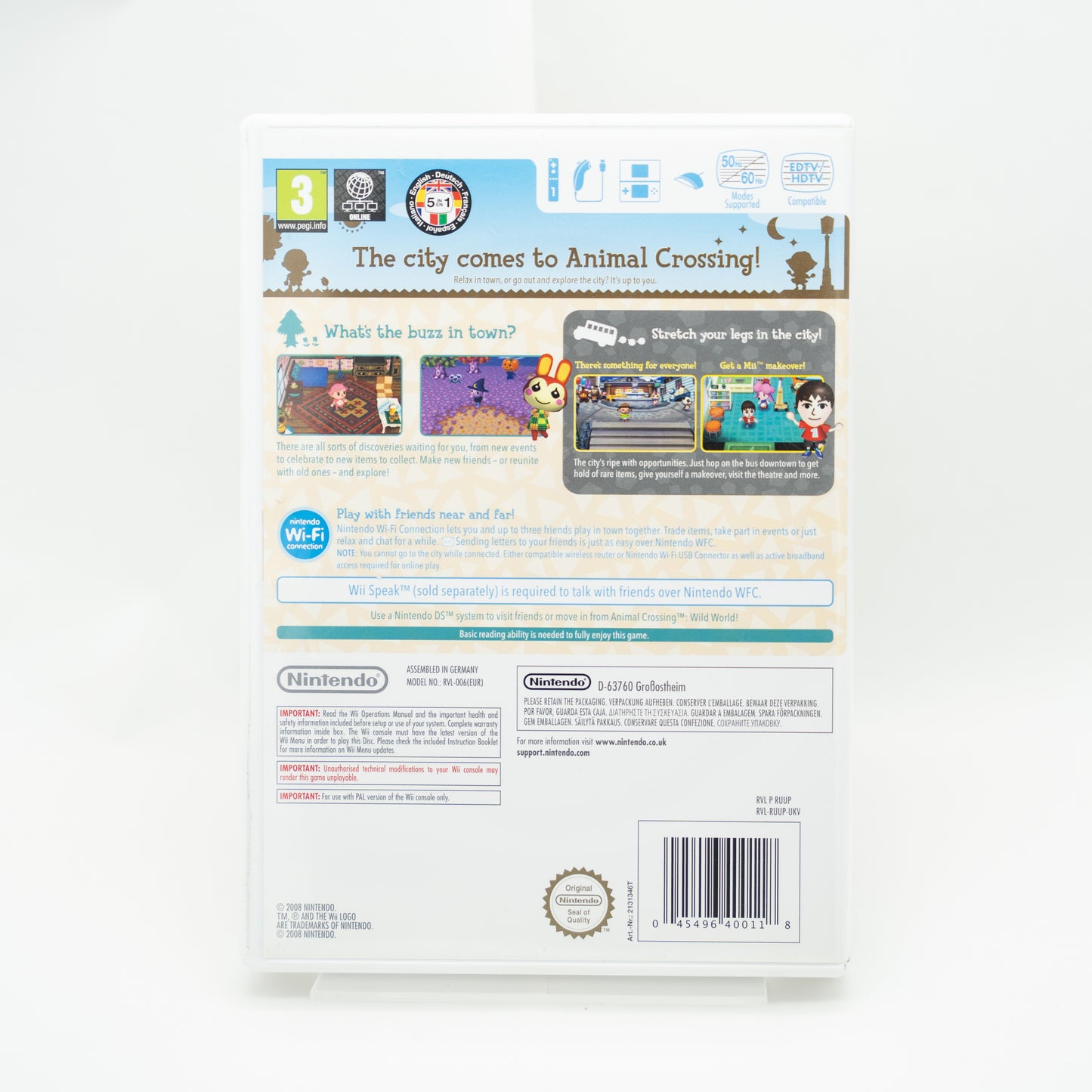 Animal Crossing: Let's Go to the City - Nintendo Wii