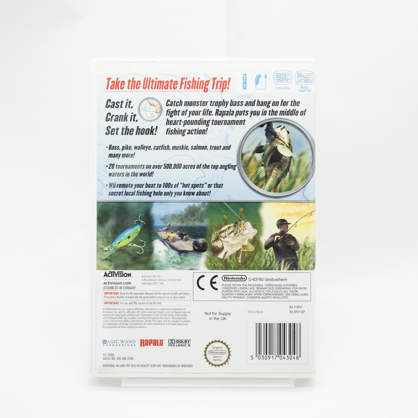Rapala Tournament Fishing - Nintendo Wii
