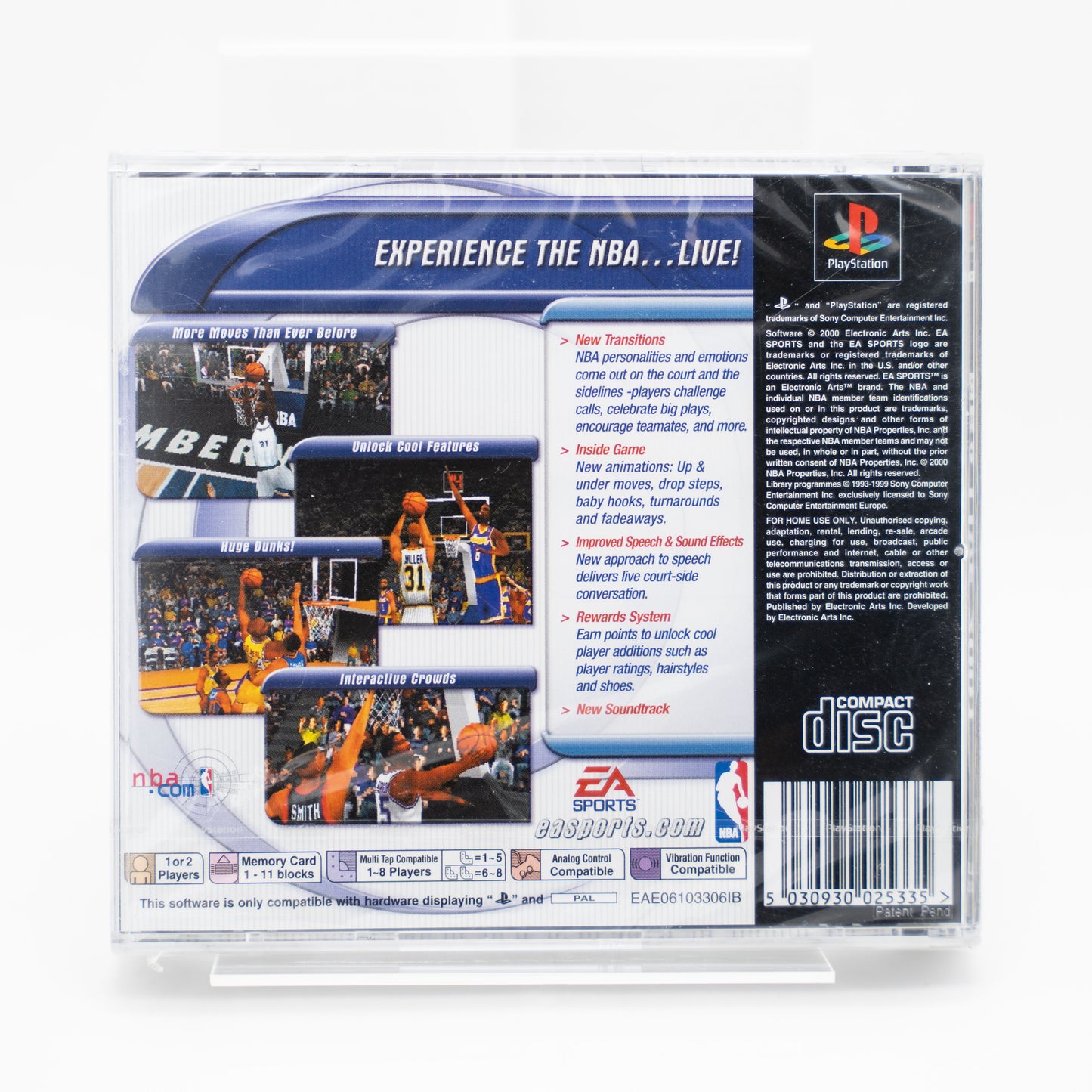 NBA Live 2001 (forseglet) - PlayStation 1