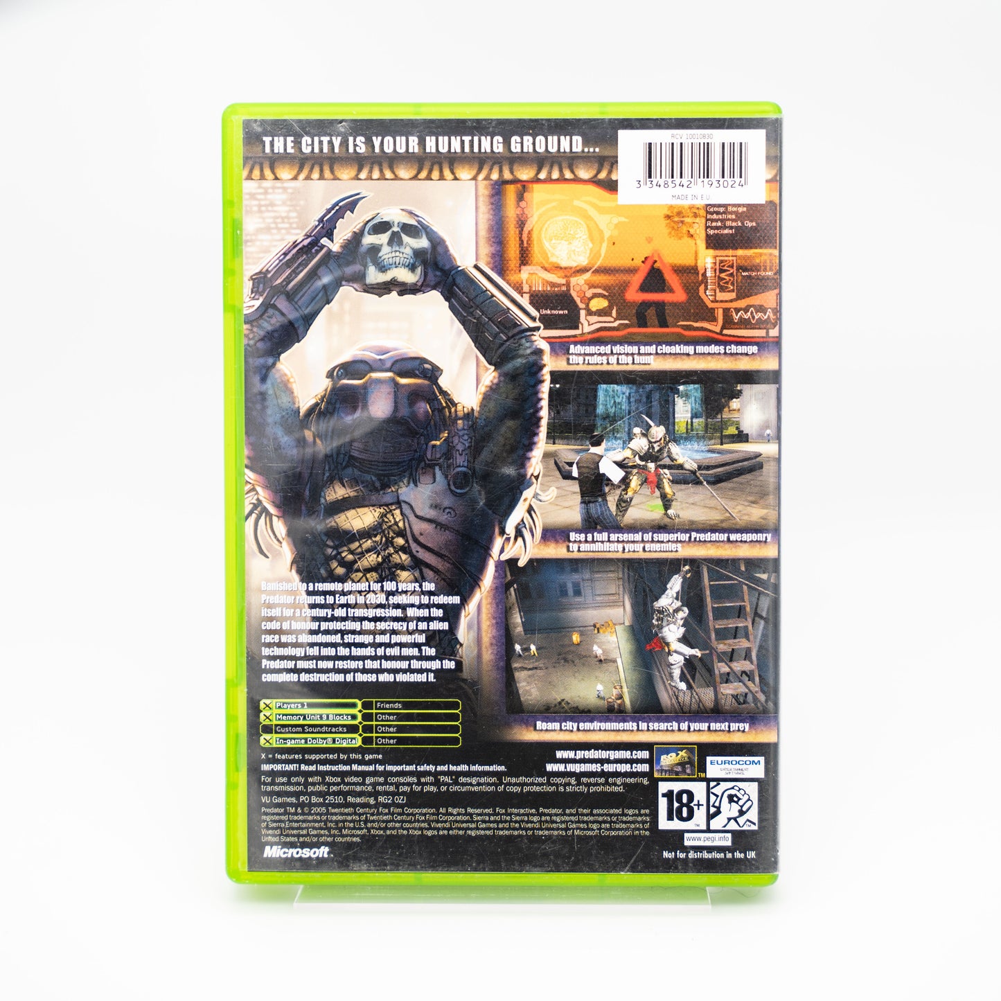 Predator: Concrete Jungle - Xbox