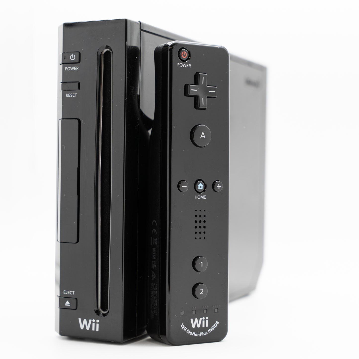 Nintendo Wii (svart) - Standard konsollpakke