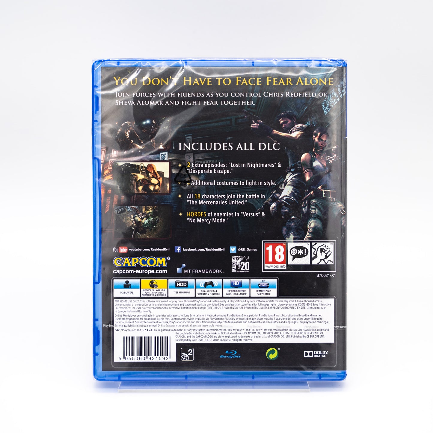 Resident Evil 5 (forseglet) - PlayStation 4