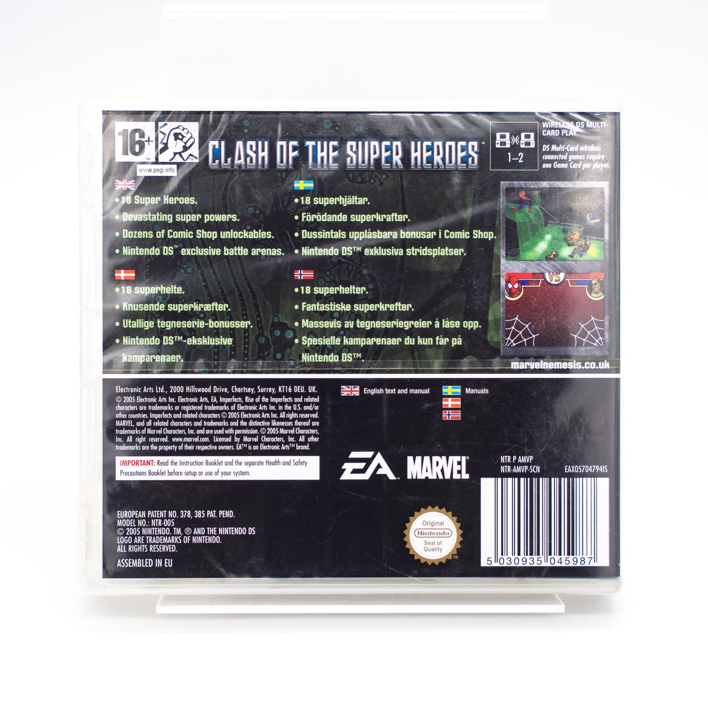 Marvel Nemesis: Rise of the Imperfects (forseglet) - Nintendo DS