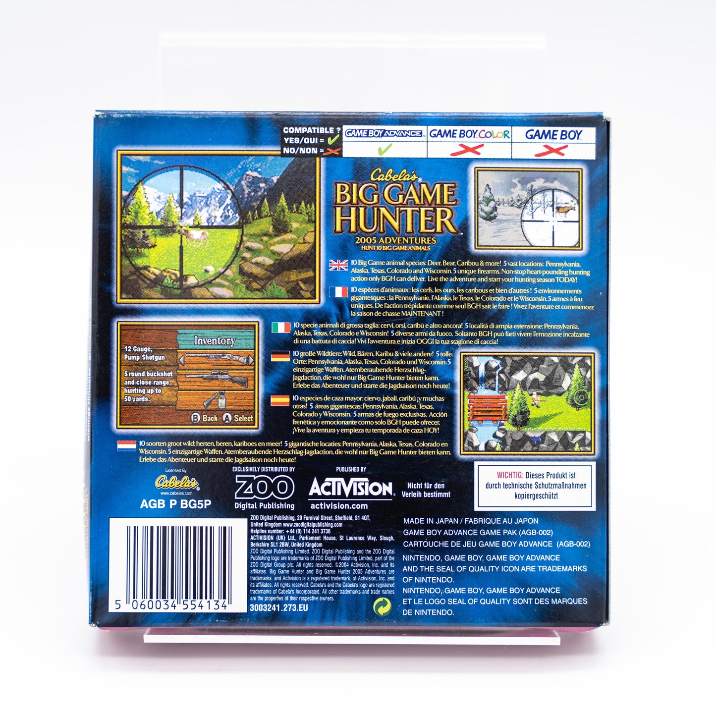 Cabela's Big Game Hunter: 2005 Adventures - Game Boy Advance