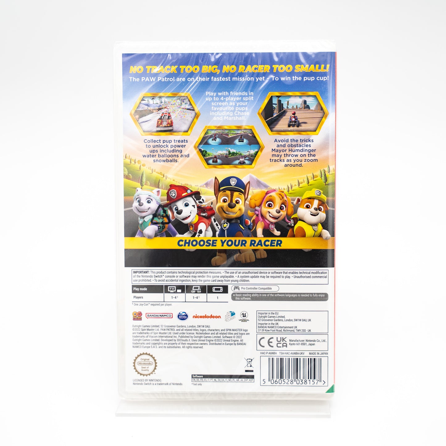 Paw Patrol: Grand Prix (forseglet) - Nintendo Switch