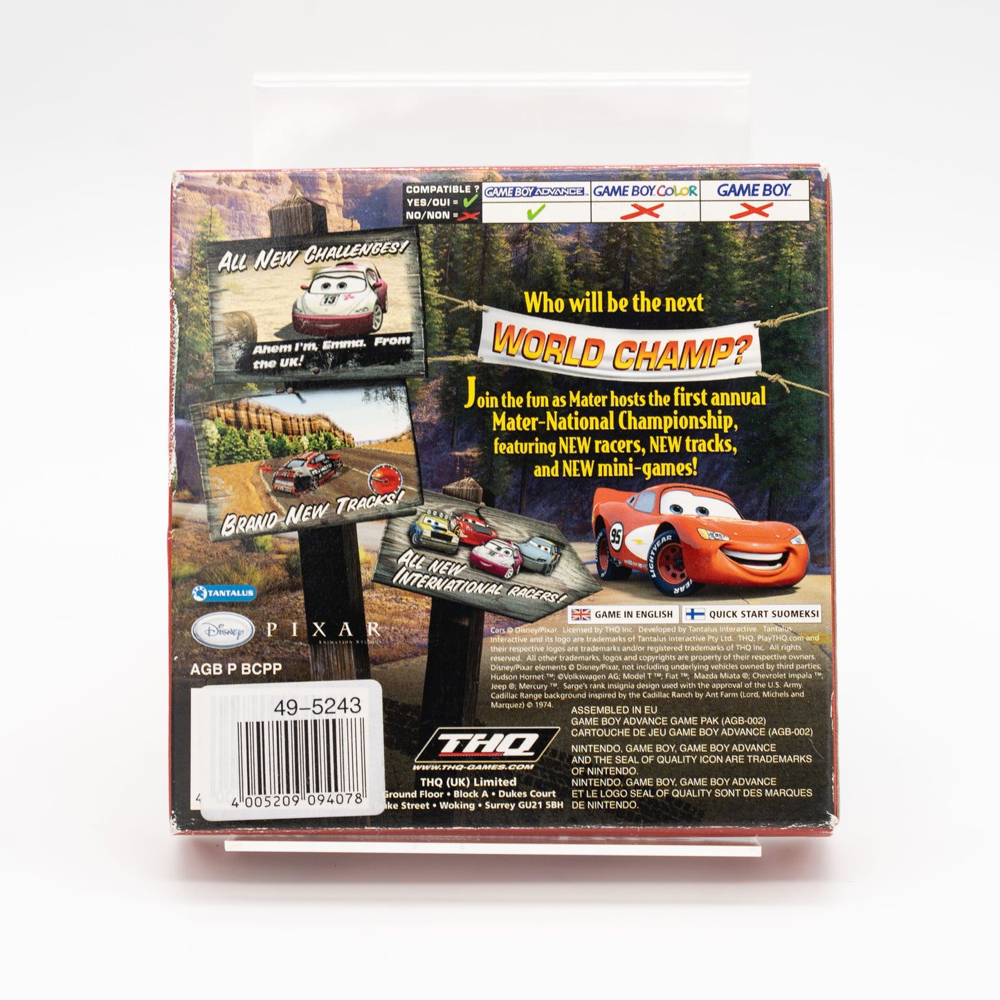 Cars: Mater-National Championship - Game Boy Advance