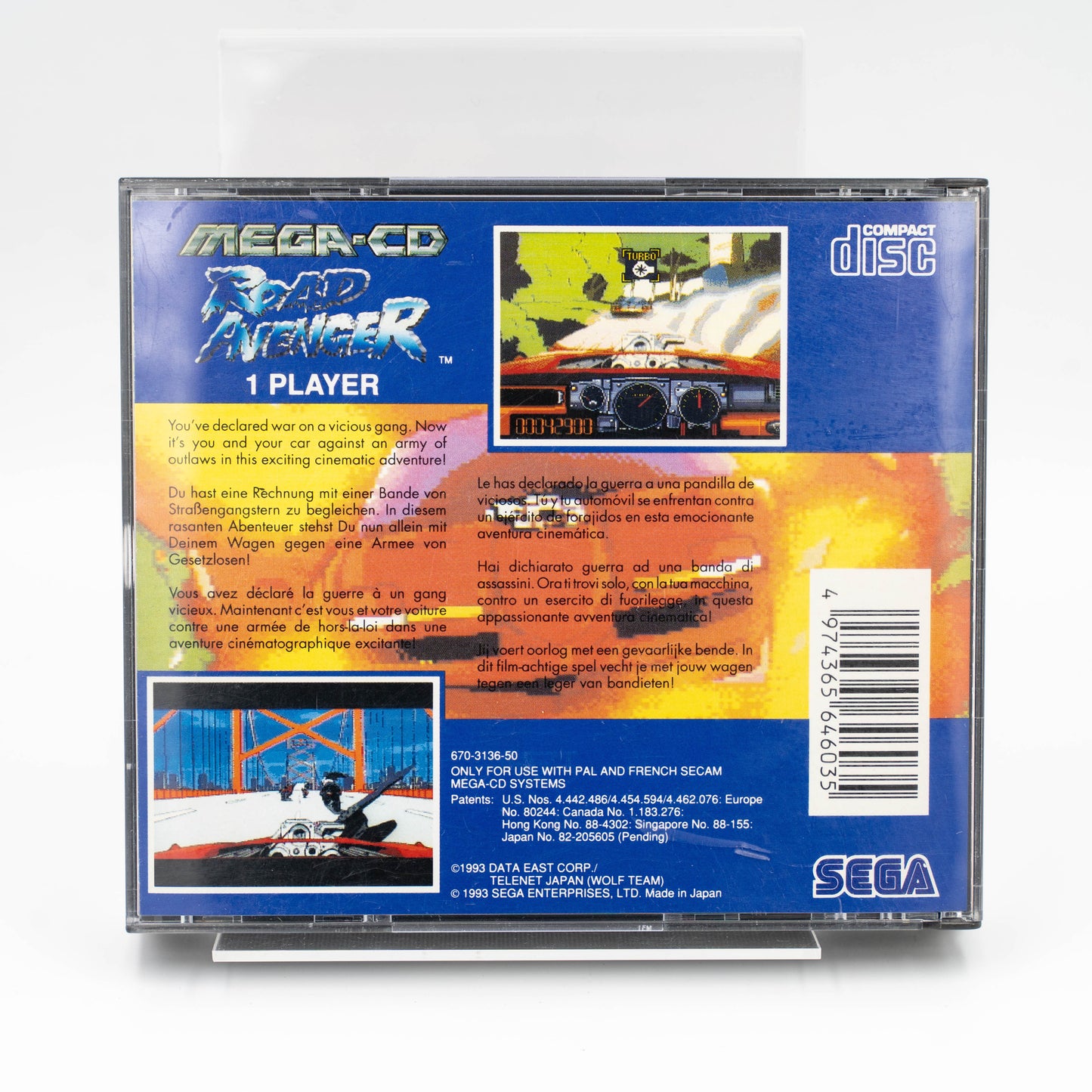 Road Avenger - SEGA Mega CD