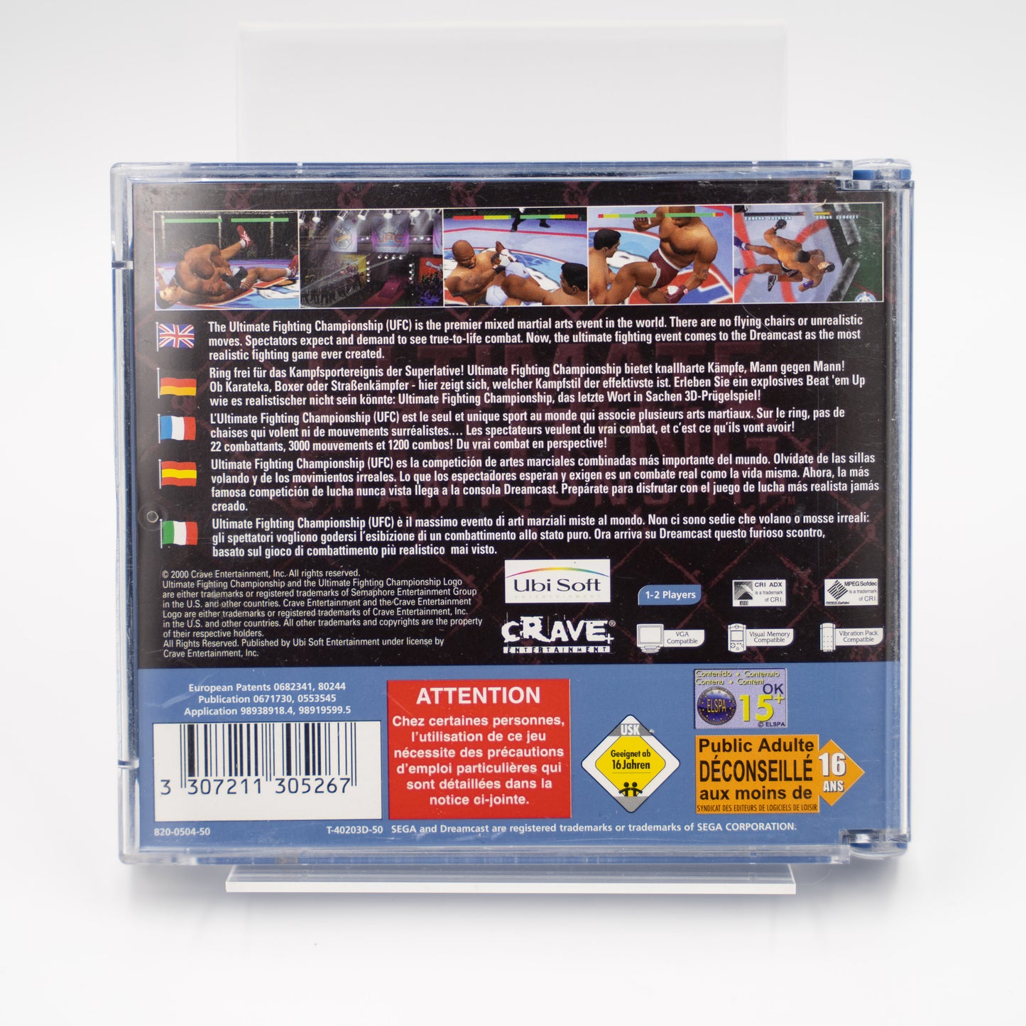 Ultimate Fighting Championship - SEGA Dreamcast