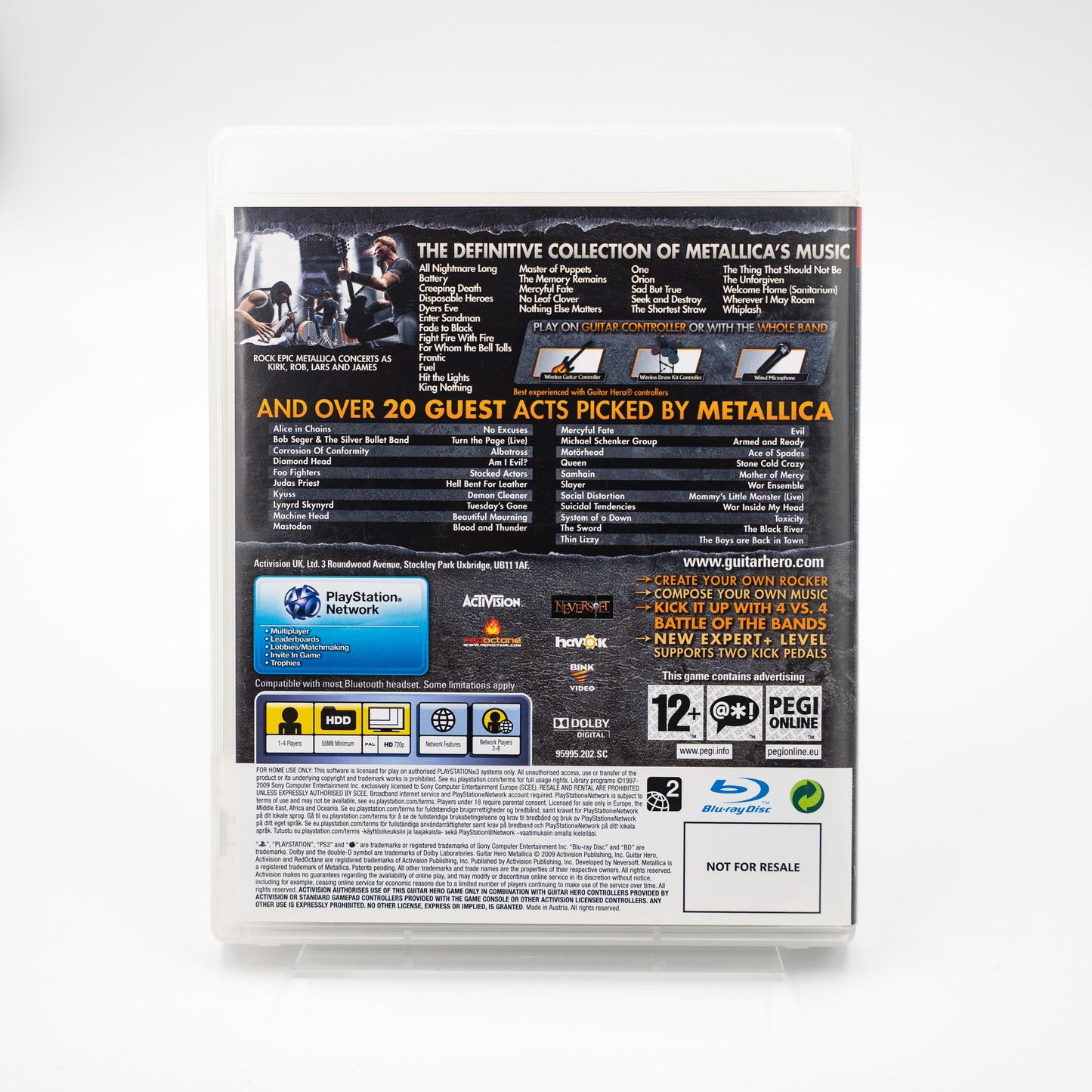 Guitar Hero: Metallica - PlayStation 3