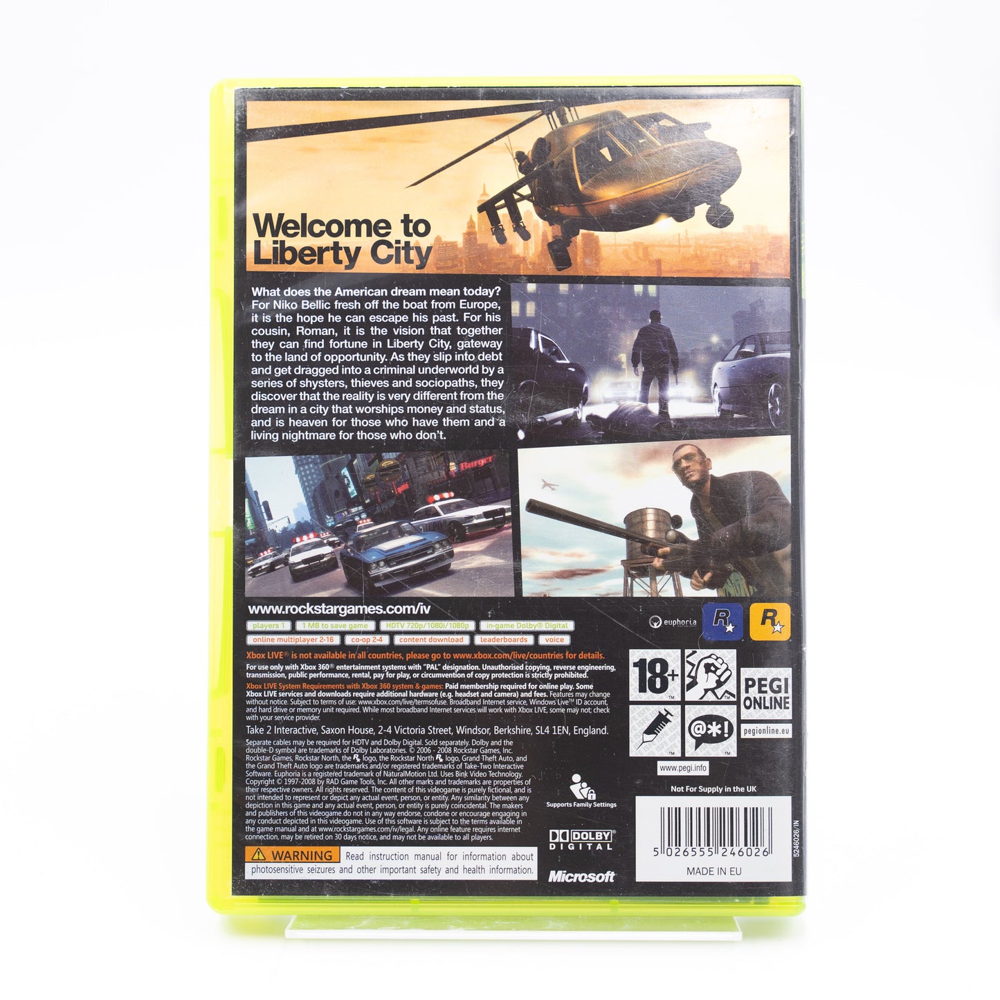 Grand Theft Auto IV - Xbox 360