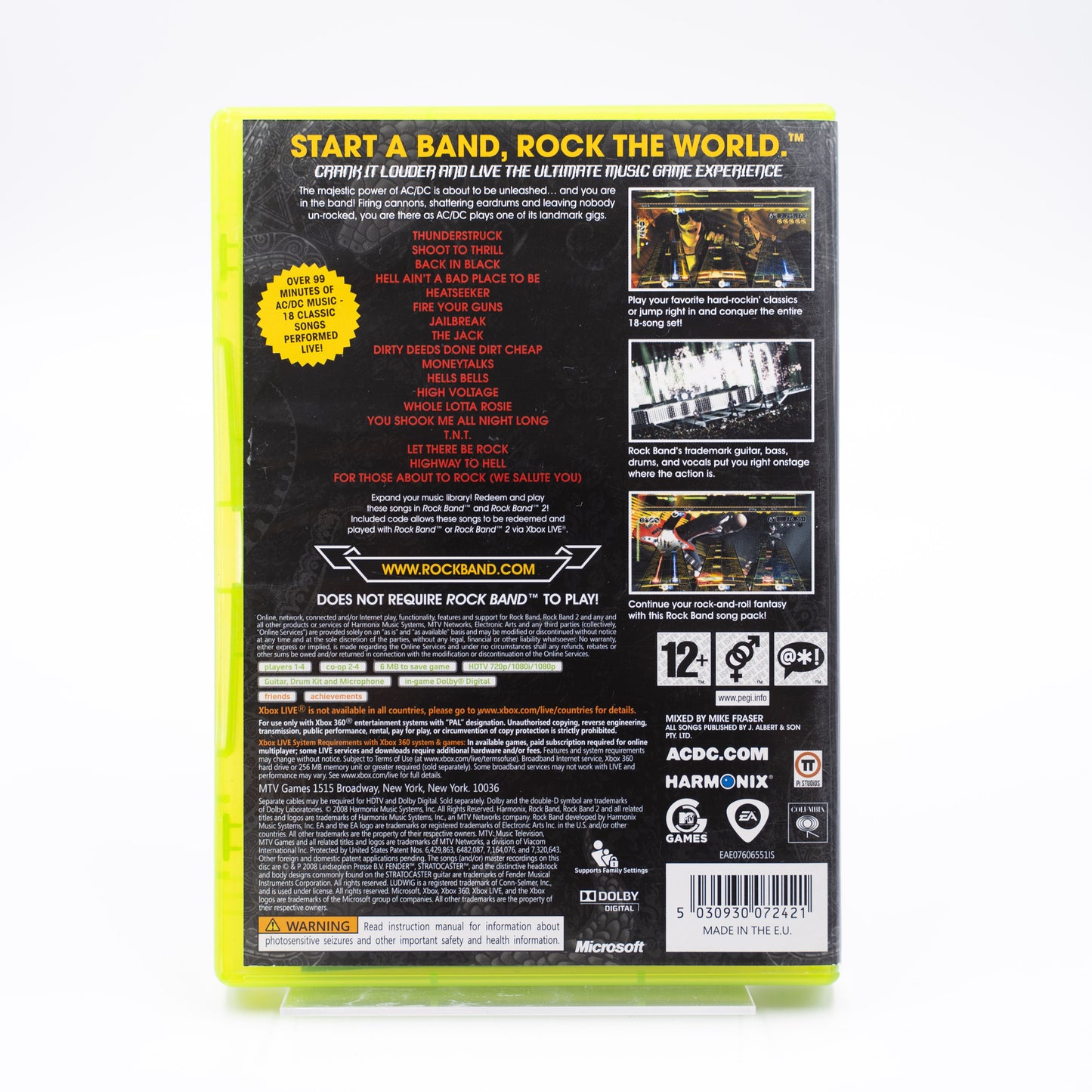 AC/DC Live: Rock band - Xbox 360