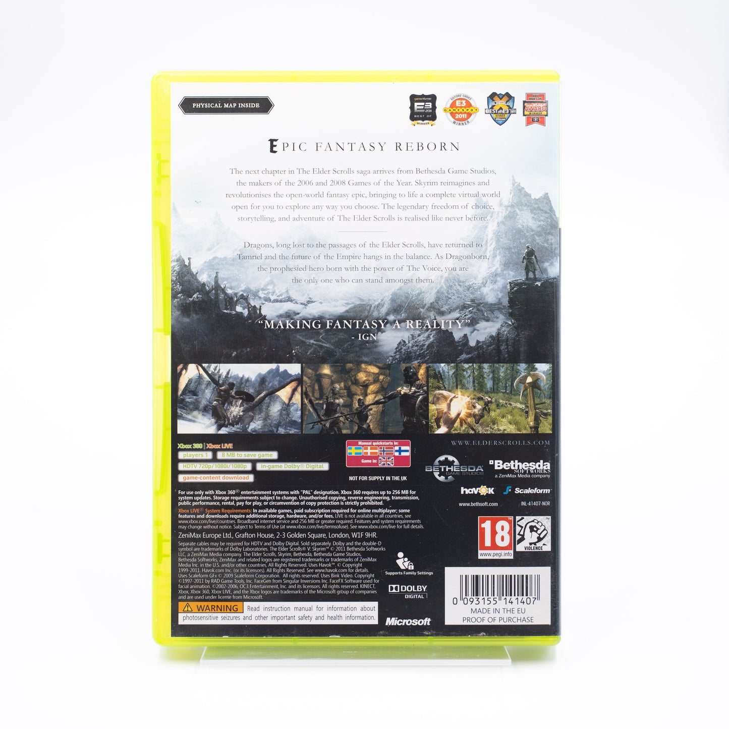 The Elder Scrolls V Skyrim - Xbox 360