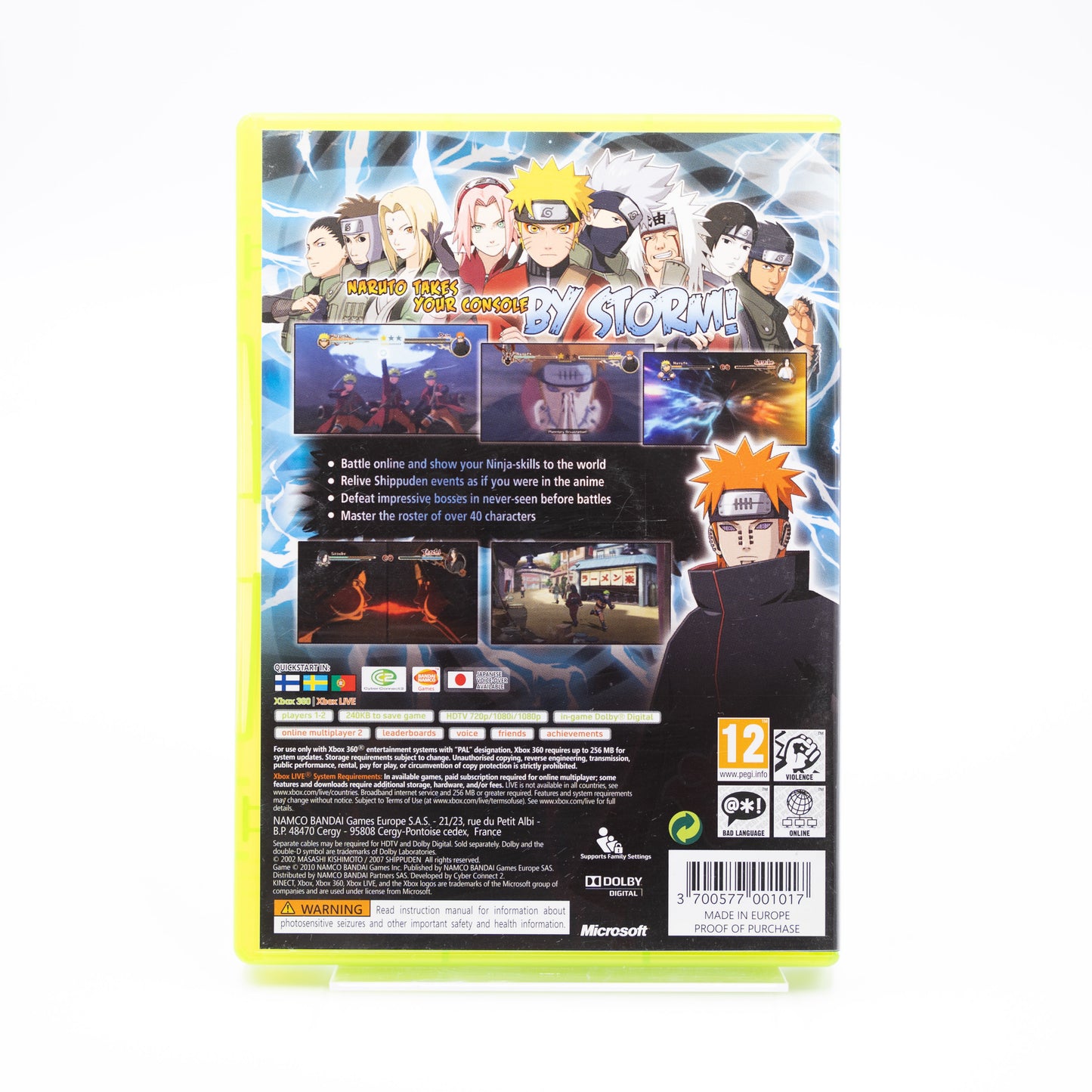 Naruto Shippuden: Ultimate Ninja Storm 2- Xbox 360