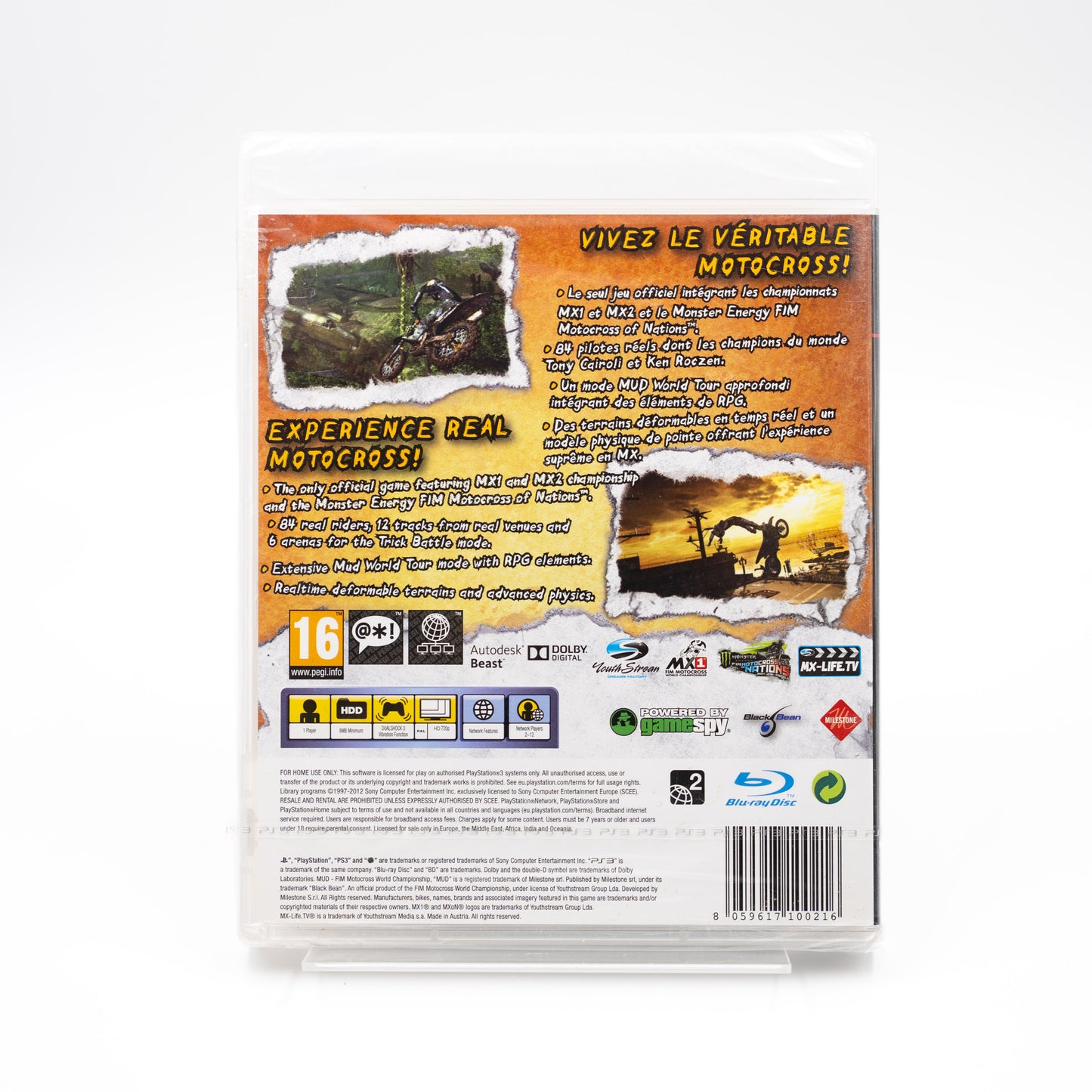 MUD: FIM Motocross World Championship (forseglet) - PlayStation 3