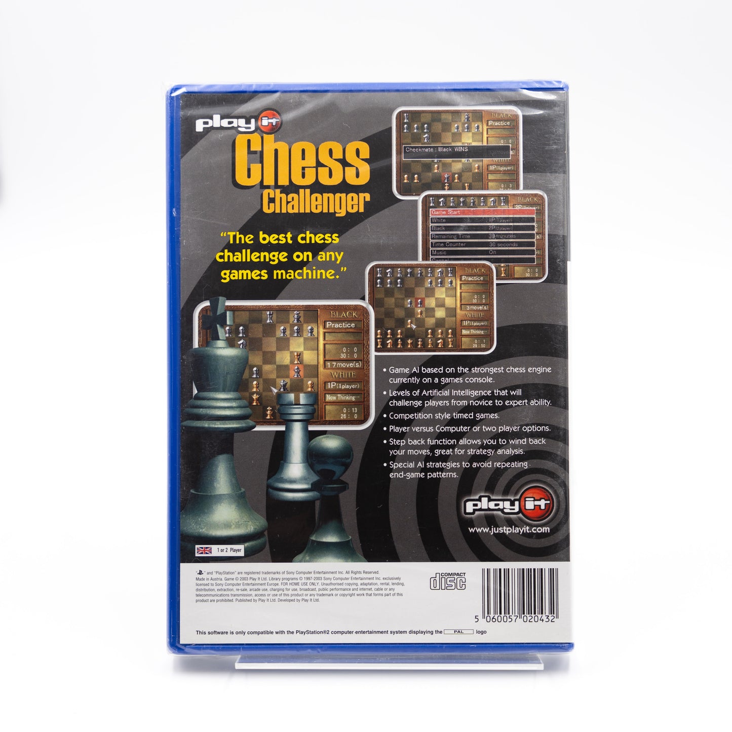 Play It Chess Challenger (forseglet) - PlayStation 2