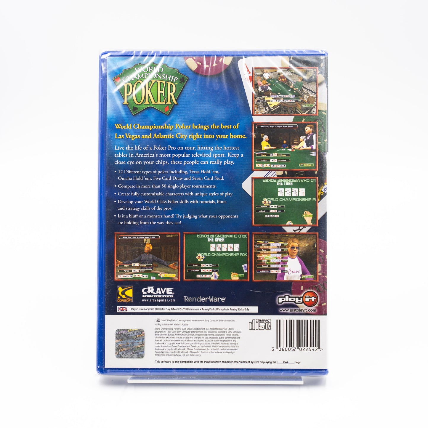World Championship Poker (forseglet) - PlayStation 2