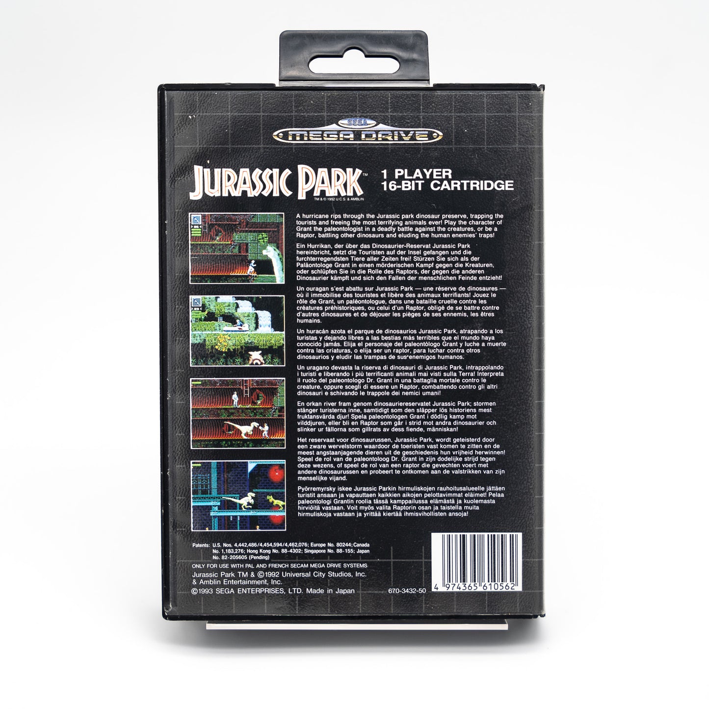 Jurassic Park - SEGA Mega Drive