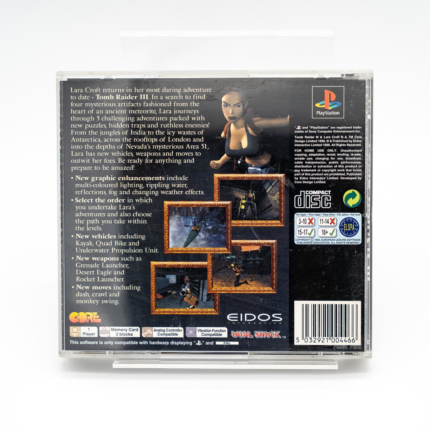 Tomb Raider III: Adventures of Lara Croft - PlayStation 1