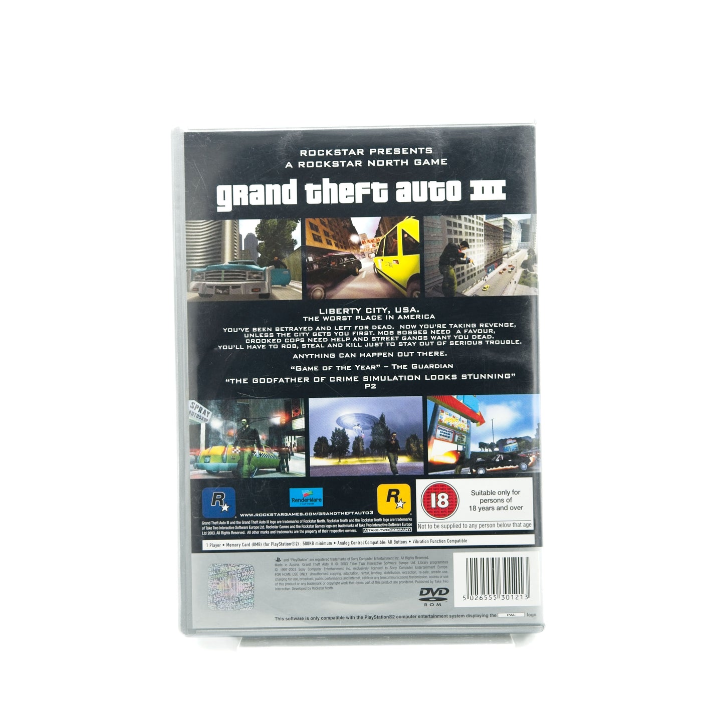 Grand Theft Auto III (Platinum) - PlayStation 2