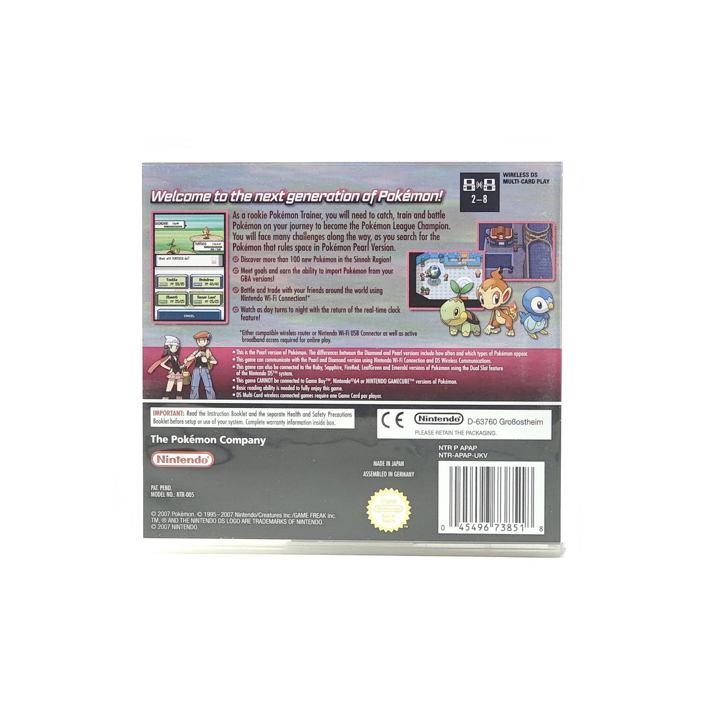 Pokémon Pearl Version - Nintendo DS
