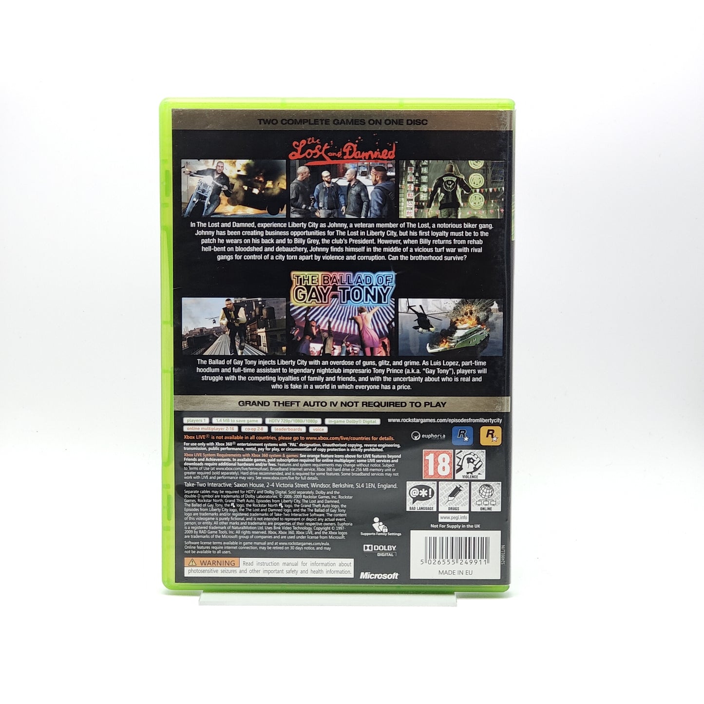 Grand Theft Auto: Episodes from Liberty City - Xbox 360