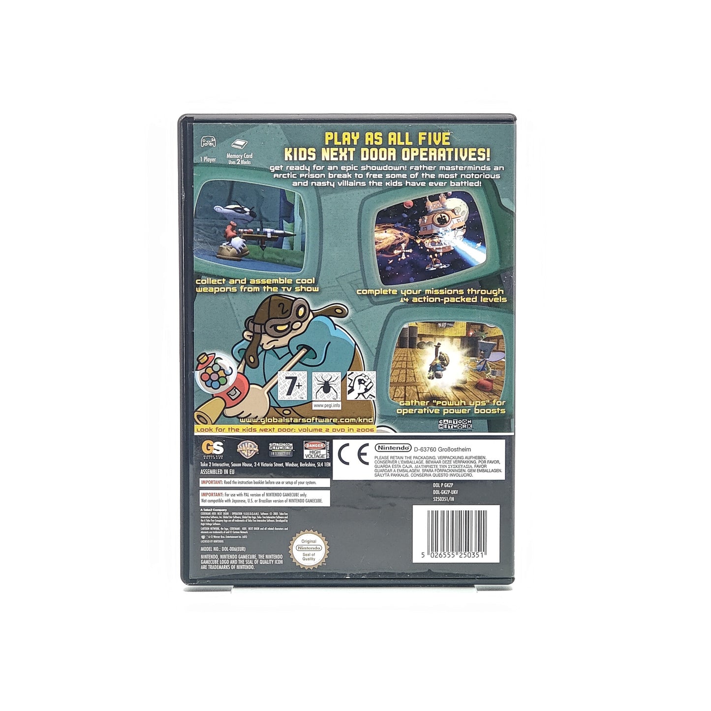 Codename: Kids Next Door - Operation: V.I.D.E.O.G.A.M.E. - Nintendo GameCube