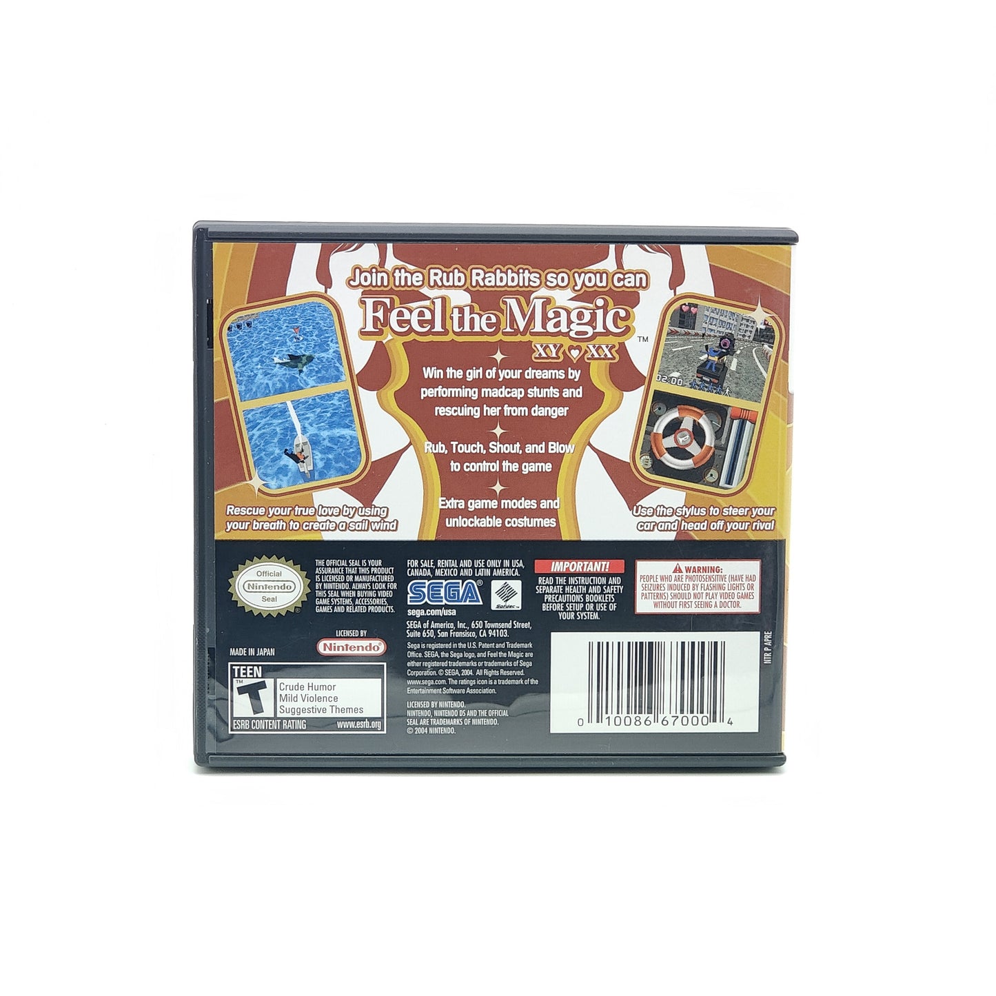 Feel The Magic XY/XX - Nintendo DS (NTSC)