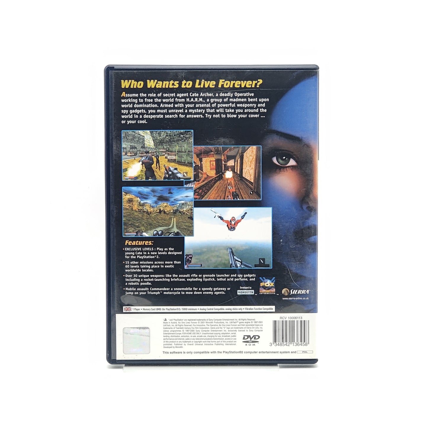 The Operative: No One Lives Forever - PlayStation 2