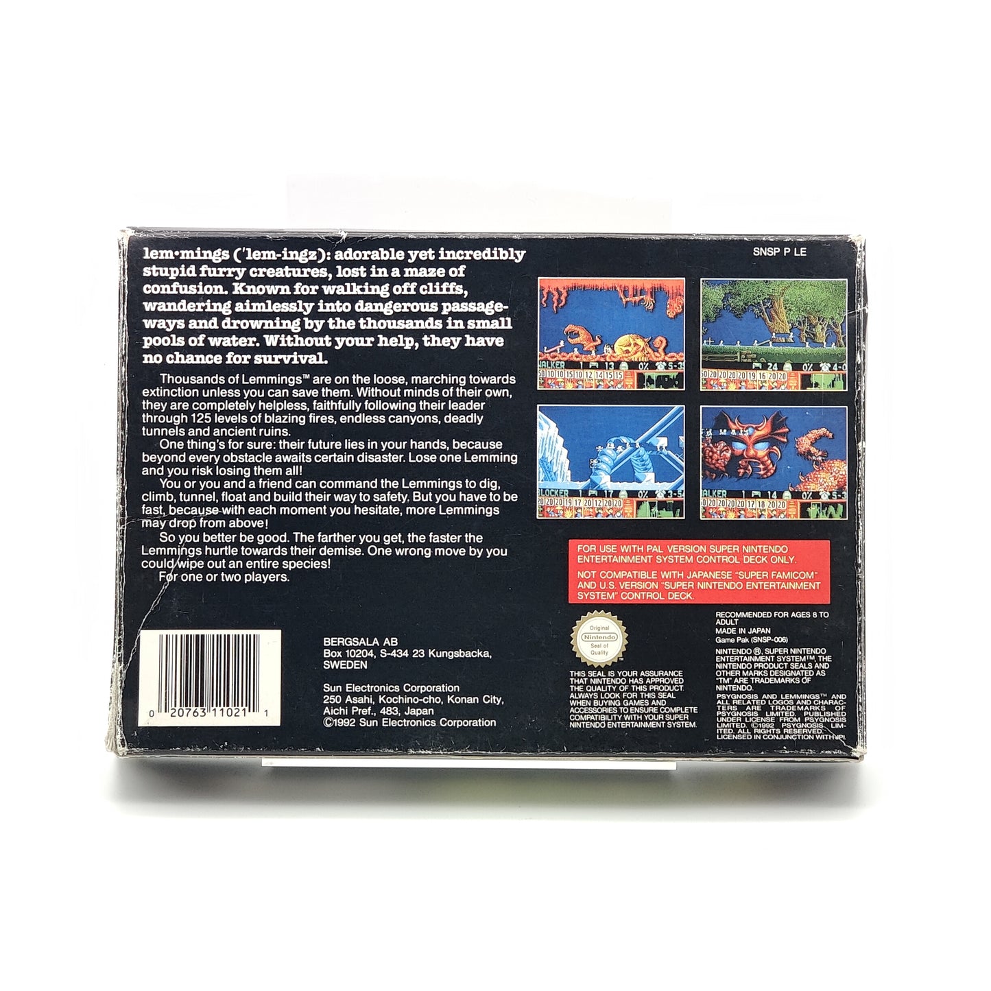 Lemmings - Super Nintendo (SNES)