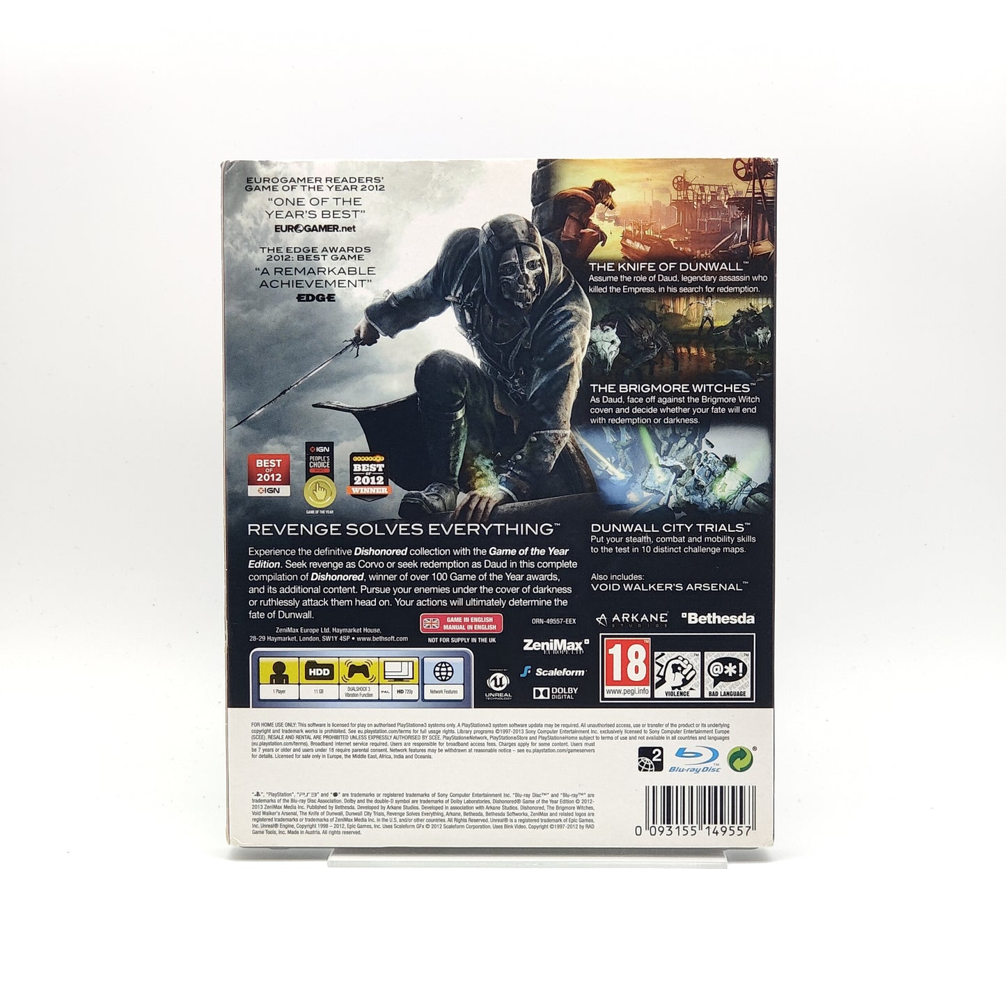 Dishonoured: Game of the Year Edition - PlayStation 3