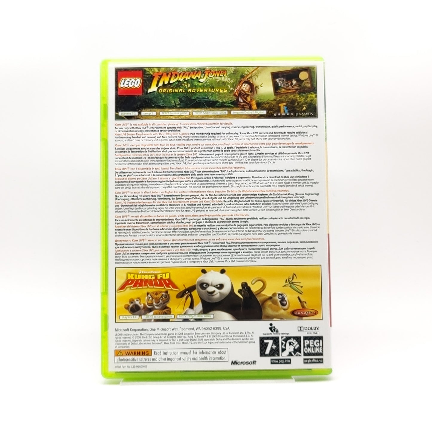 LEGO Indiana Jones The Original Adventures & Kung Fu Panda Bundle - Xbox 360