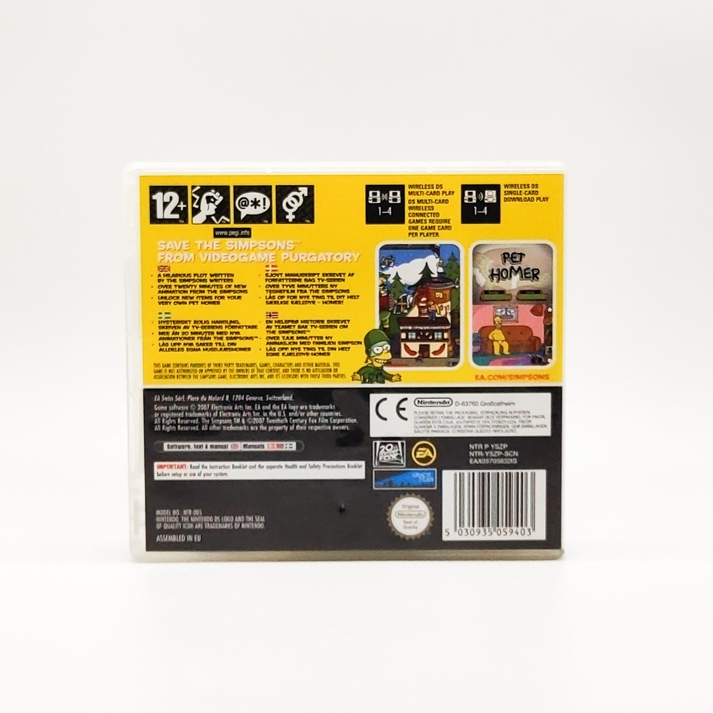 The Simpsons Game - Nintendo DS