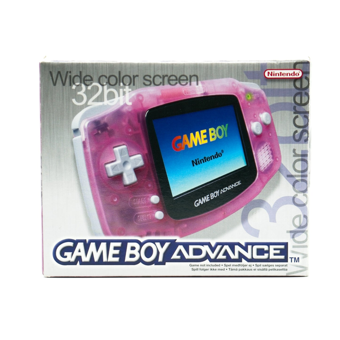 Nintendo Game Boy Advance Fuchsia (Clear, Pink)