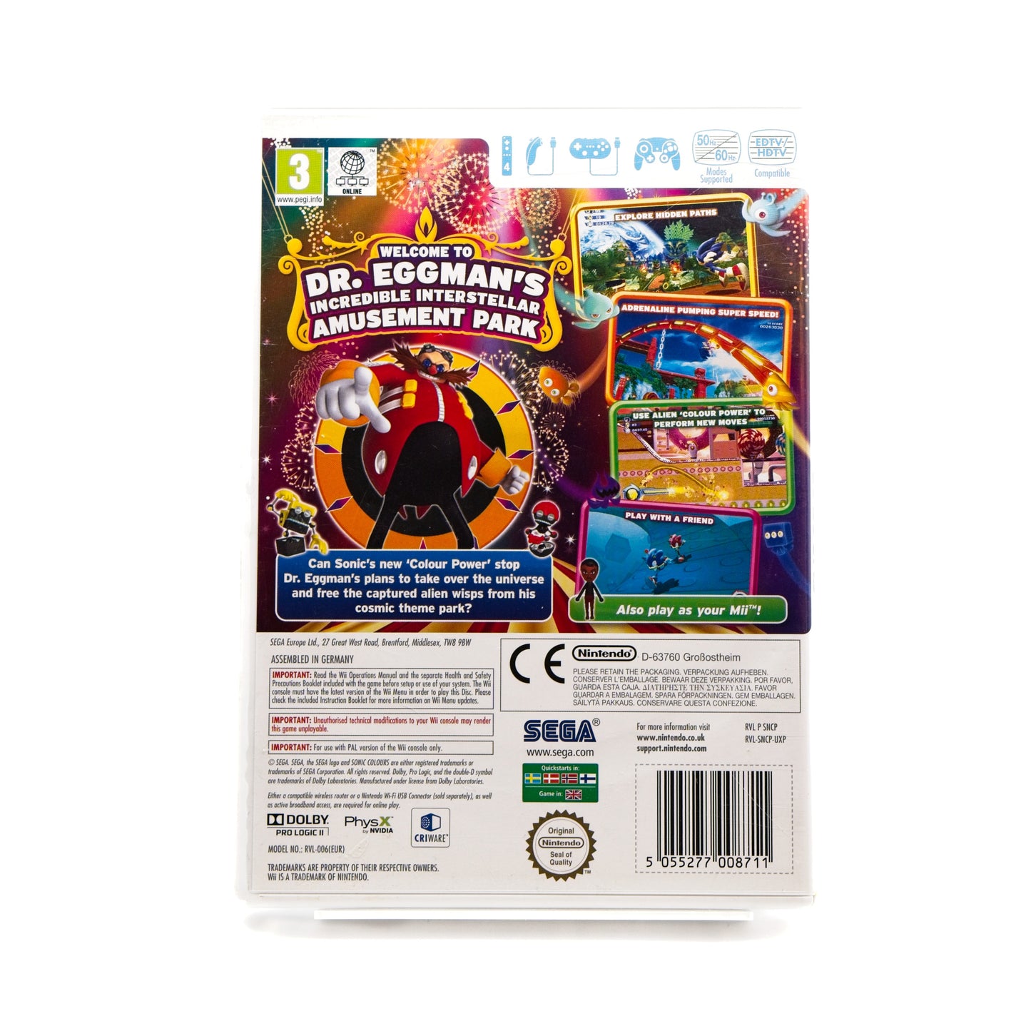 Sonic Colours - Nintendo Wii