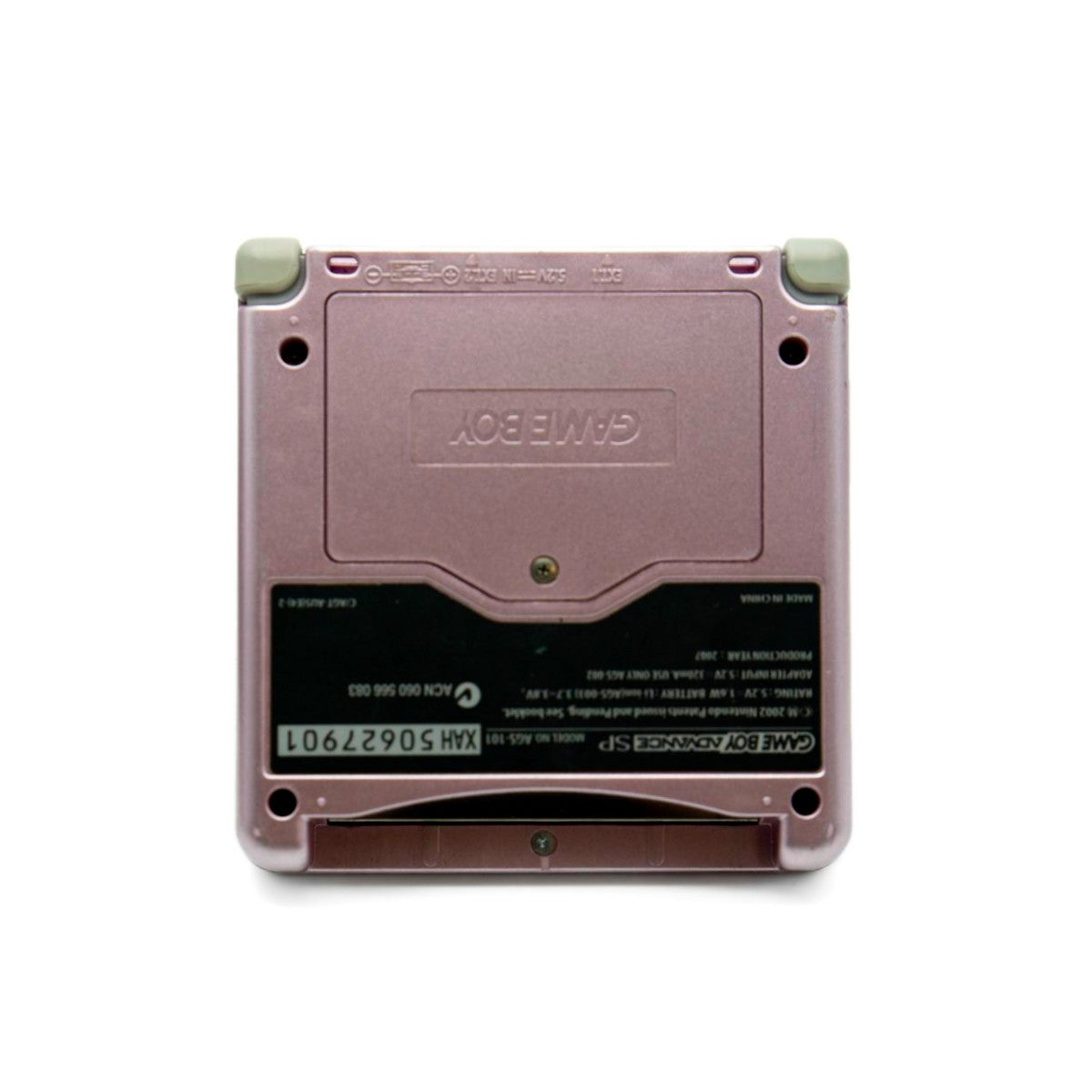 Nintendo Game Boy Advance SP (Pearl Pink) - AGS-101, bakbelyst skjerm