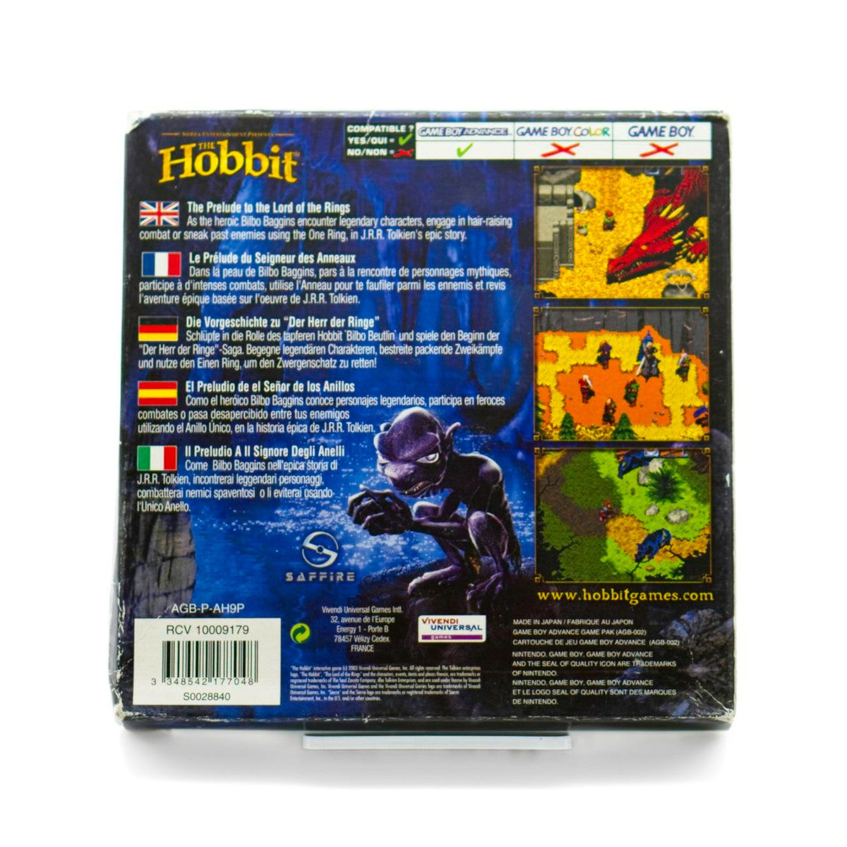 The Hobbit: The Prelude to the Lord of the Rings - Game Boy Advance