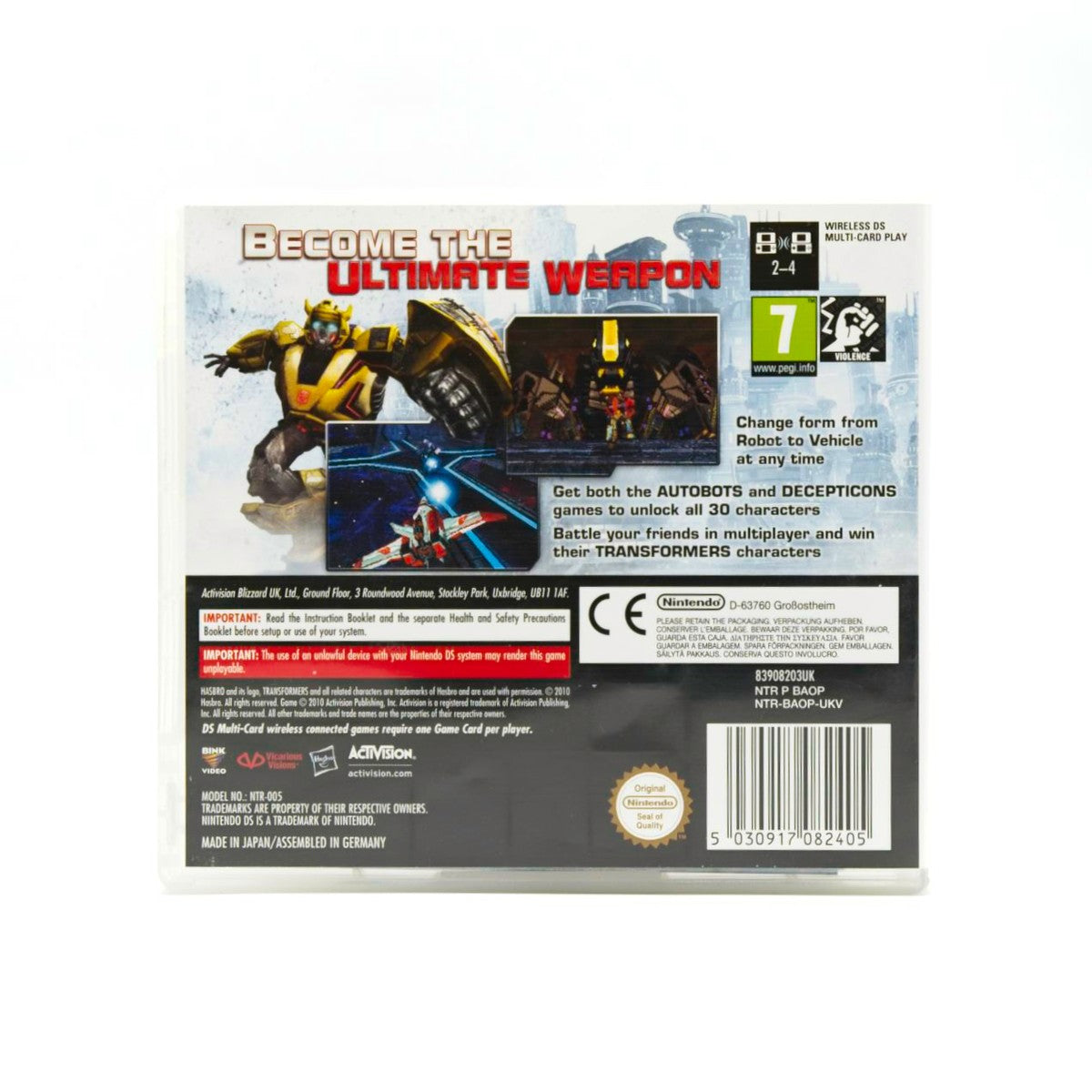 Transformers: War for Cybertron Autobots - Nintendo DS