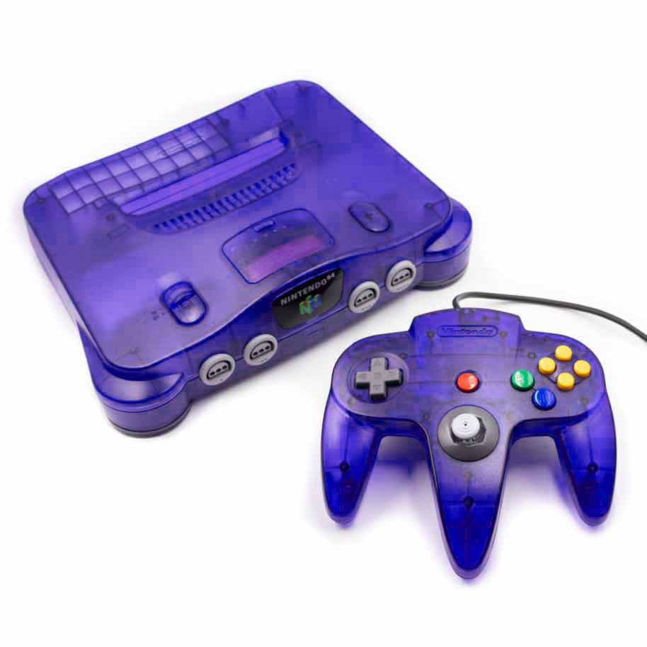 Nintendo 64: Funtastic Grape Purple - Standard konsollpakke