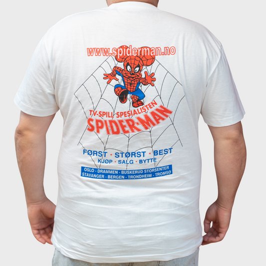 Nyproduserte t-skjorter fra "SPIDER-MAN" butikkene