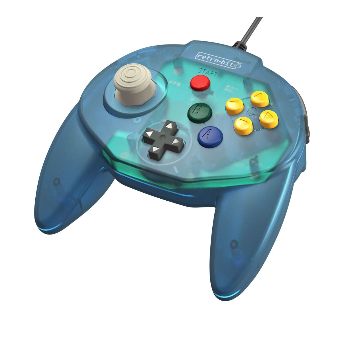 Tribute64 Controller (Ocean Blue), Retro-Bit - Nintendo 64