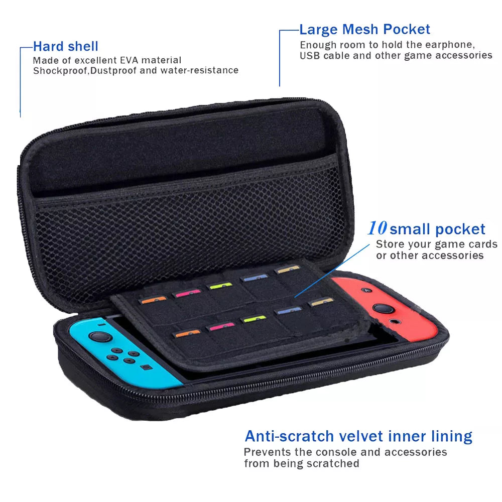 Protective case/oppbevaringsveske til Nintendo Switch